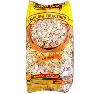 Пластівці Моя Їжа Екстра, вівсяні 400г