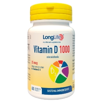 ЛОНГ ЛАЙФ дієт.доб. Vitamin D 1000 табл. №60