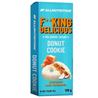 Печиво Allnutrition Fitking Delicious Donut Кокос-карамель 128г
