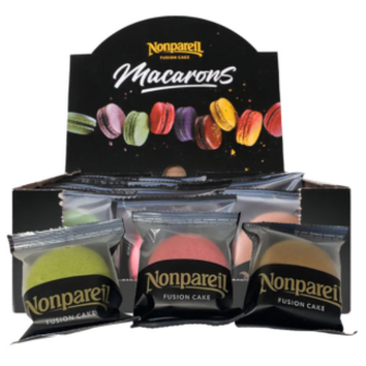 Тістечка Nonpareil Макаронс мікс (фісташка, ягода, шоколад) 21г