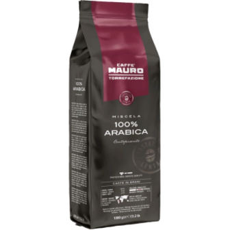 Кава в зернах Mauro Centopercento 100% Arabica 1кг