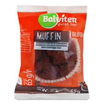 Мафін Balviten з какао без глютена (65г)