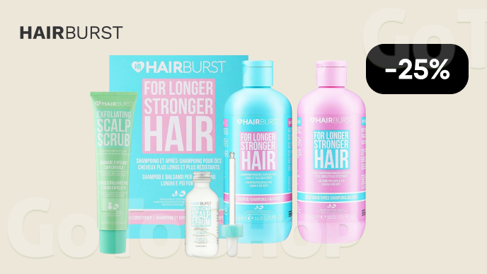 -25% на засоби для волосся Hairburst