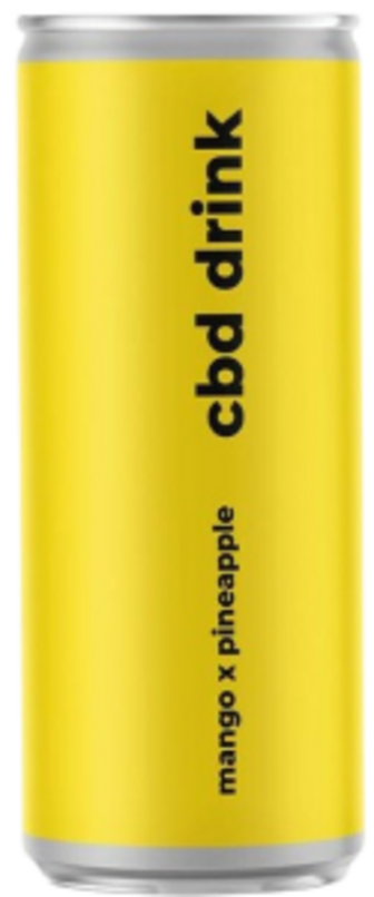 Напій безалкогольний Underwood Soda CBD Drink Pineapple Mango газований натуральний 0.33л