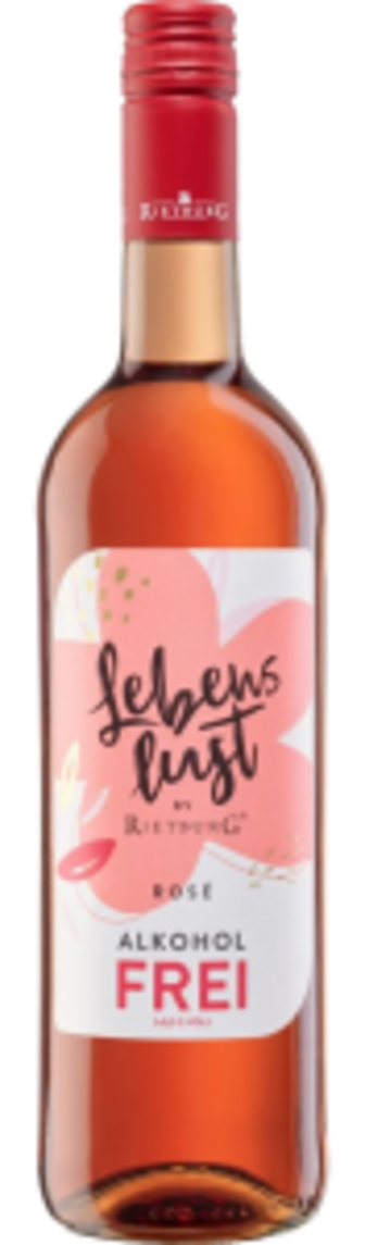 Вино безалкогольне Lebenslust Rose рожеве напівсухе 0,75л 0%