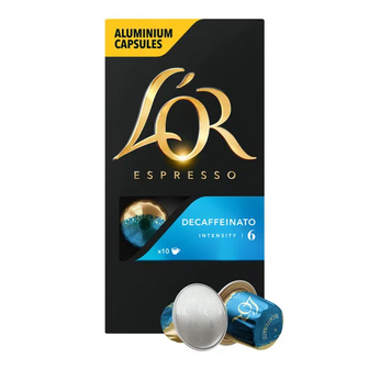 Кава мелена L'OR Espresso Decaffeinato 10 капсул (52г)