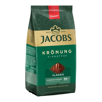 Кава мелена Jacobs Kronung Classic натуральна смажена (70г)