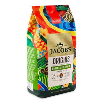 Кава зерно Jacobs Brazil&Colombia Origins (1000г)