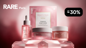 До -30% на засоби для обличчя RARE Paris