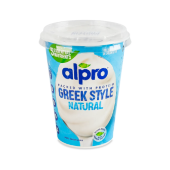 Продукт Alpro Грецький стиль Natural соєвий ферментований стакан 400г