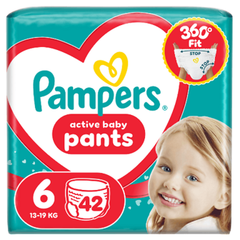 Підгузки-трусики Pampers Active Baby Pants 13-19 кг 42шт (42шт)