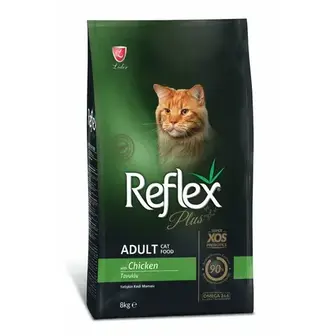 Сухий корм для котів Reflex Plus Adult 8 кг - курка