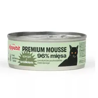 Вологий корм для котів Comfy Appetit Premium Mousse 85 г - кролик