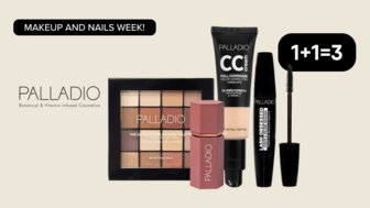 Makeup and Nails Week! 1+1=3 купуй три за ціною двох! Засоби бренду Palladio