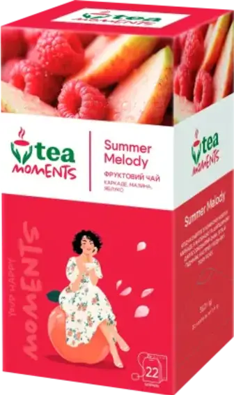 Чай Tea Moments Summer Melody фруктово-трав'яний 22 саше по 1.6 г