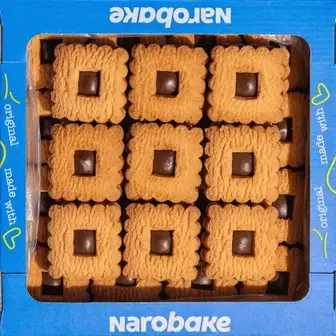 Печиво NaroBake Малібу пісочне з начинкою какао-крем 600 г