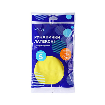Рукавички універсальні латексні NOVUS,S