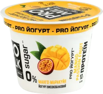 Йогурт Pro Milk Манго та маракуя високобілковий 3% 200 г