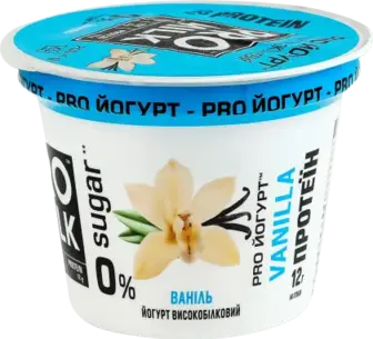 Йогурт Pro Milk Ваніль високобілковий 3% 200 г