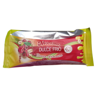 Морозиво Dulce Frio Вишня-фісташка плодово-ягідне 80г