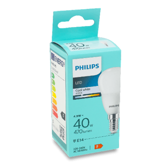 Лампа Philips LED P45 40W 4000K Е14 шт