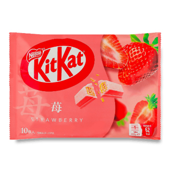 Батончик Kit Kat вафельний смак полуниці у шоколаді 113г