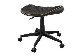 Ігровий стілець (підставка для ніг) Cougar Crosser Gold з м'якою оббивкою, дихаюча екошкіра