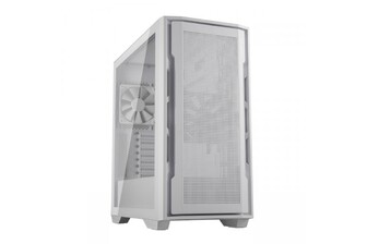 Корпус Cougar UNIFACE White, ігровий, 2*120mm вентилятори передвстановлені, ATX/mATX/mini-ITX, Type C x 1, USB3.0 x 2, Audio x1, скляне вікно, білий