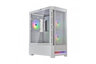 Корпус комп'ютерний Cougar AIRFACE RGB White, Ігровий, скляне вікно, білий