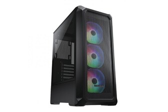 Корпус комп'ютерний Cougar ARCHON 2 MESH RGB (Black), Ігровий, скляне вікно, чорний