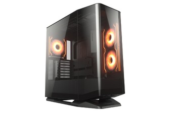 Корпус комп'ютерний Cougar FV270 RGB Black Ігровий, 3*120mm, 1*140mm, ARGB Fan Pre-installed, Type-C x1, USB3.0 x2, Audio x1, чорний