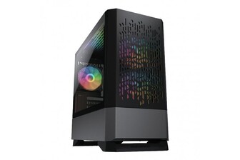 Корпус комп'ютерний Cougar MG140 AIR RGB (Black), Ігровий, скляне вікно, чорний