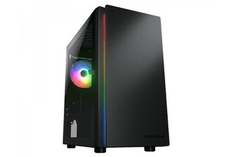 Корпус комп'ютерний Cougar Purity RGB (Black), Ігровий, скляне вікно, чорний