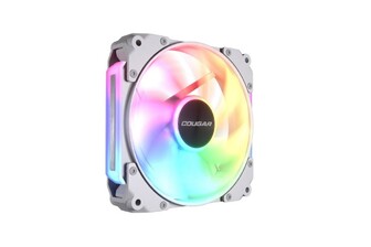 Корпусний вентилятор Cougar Apolar 120 ARGB (White) 120мм Hydro Dynamic Bearing, 4 Pin PWM / 3 Pin ARGB з ARGB підсвічуванням, білий