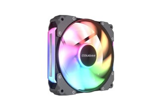 Корпусний вентилятор Cougar Apolar 120 ARGB (White) 120мм Hydro Dynamic Bearing, 4 Pin PWM / 3 Pin ARGB з ARGB підсвічуванням, чорний