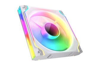 Корпусний вентилятор Cougar SC140 ARGB RB (White), 140мм з ARGB підсвічуванням RB , Hydro Dynamic Bearing, 4 Pin PWM / 3 Pin ARGB білий