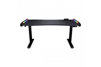 Стіл для геймера Cougar E-MARS, ергономічний дизайн, USB 3.0/Type-C/Audio хаб, RGB підсвічування, електричне регулювання висоти