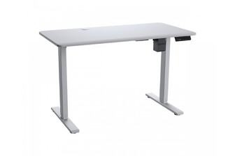 Стіл комп'ютерний Cougar Royal 120 Mossa (White) з електричним регулюванням висоти, стільниця 120 см, колір білий