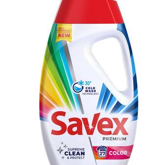 Мийний засіб. Гель для прання 1,08л Savex COLOR/FRESH PREMIUM п/флакон 