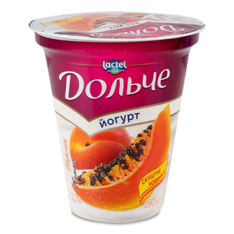 Йогурт Дольче Персик-папая 3.2% 280 г (4823065734514)