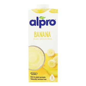 Напій соєвий Alpro зі смаком банану з кальцієм 2.8% 1 л (5411188116905)