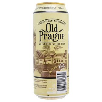 Пиво Old Prague Unfiltered Wheat Light світле нефільтроване 5.2% 0.5 л (8593085068239)