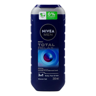 Гель для душу Nivea Men Total relax 3в1 250 мл (5900017092836)