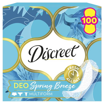 Щоденні прокладки Discreet Deo Spring Breeze 100 шт (8006540222645)