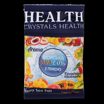 Сіль морська з піною Тропічна насолода Crystals Health 600г