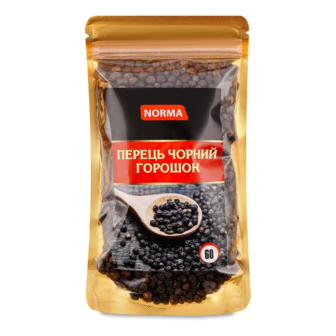 Перець чорний горошок 60г Norma