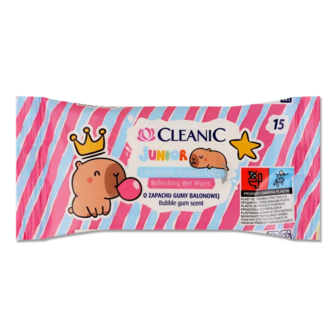 Серветки вологі Cleanic Junior (15шт)