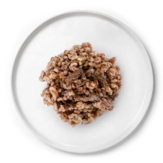Каша перлова з грибами та цибулею (100г)