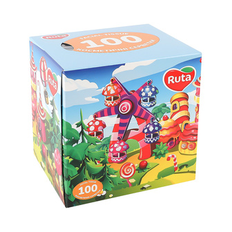 Серветки косметичні Ruta Kids 100шт*2шар