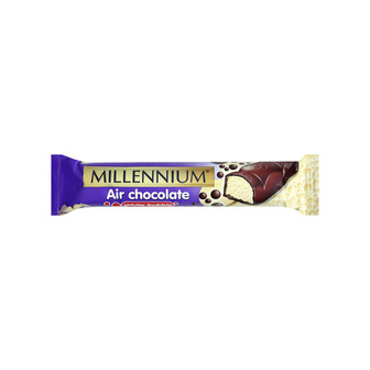 Шоколад Millennium пористий молочний та білий 32г